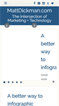 Mobile Screenshot of mattdickman.com
