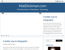 Tablet Screenshot of mattdickman.com